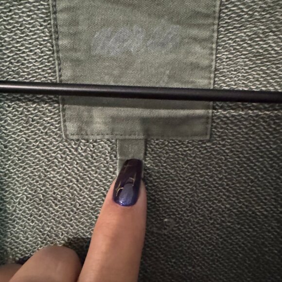 Aerie Womens Soft Flannel Button down Green Small - Picture 2 of 5